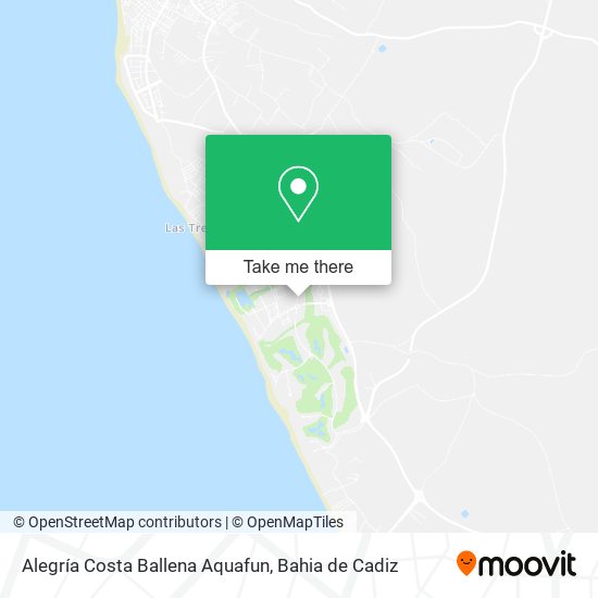 Alegría Costa Ballena Aquafun map