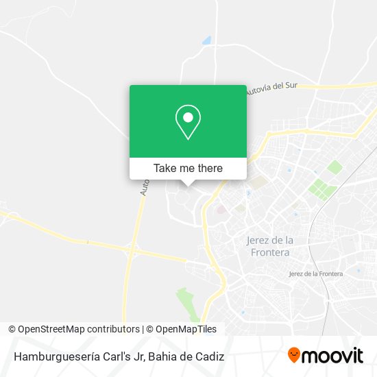 Hamburguesería Carl's Jr map
