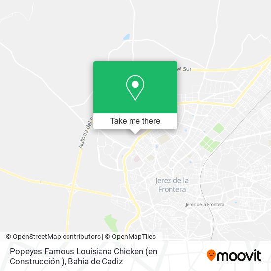 Popeyes Famous Louisiana Chicken (en Construcción ) map