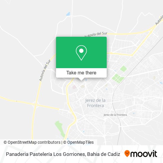 Panaderia Pastelería Los Gorriones map