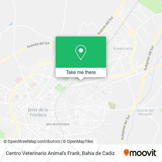 Centro Veterinario Animal's Frank map