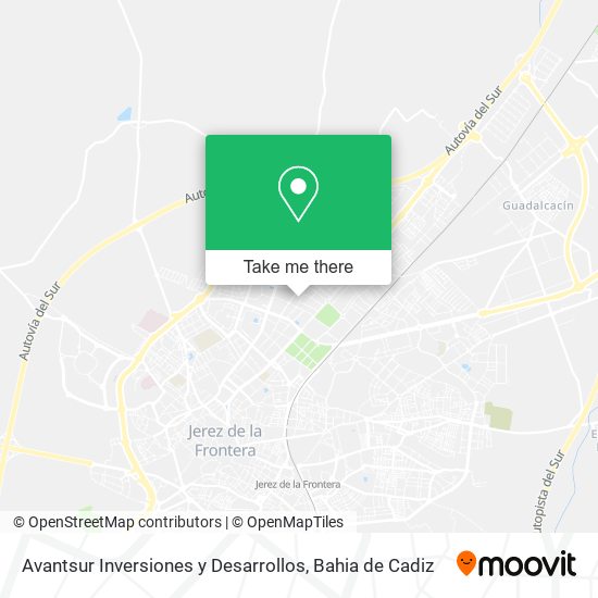 Avantsur Inversiones y Desarrollos map