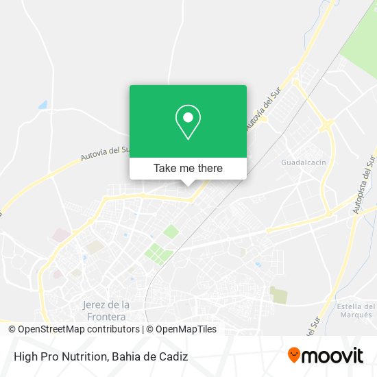 High Pro Nutrition map