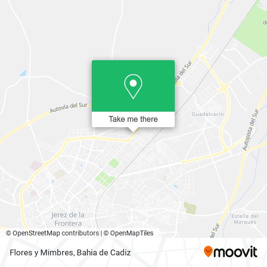Flores y Mimbres map