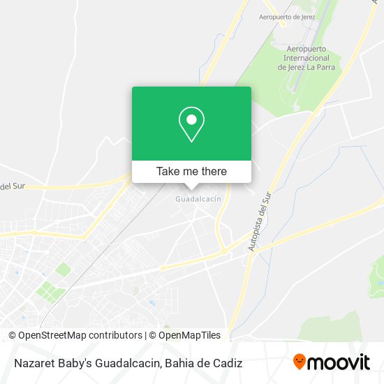 Nazaret Baby's Guadalcacin map
