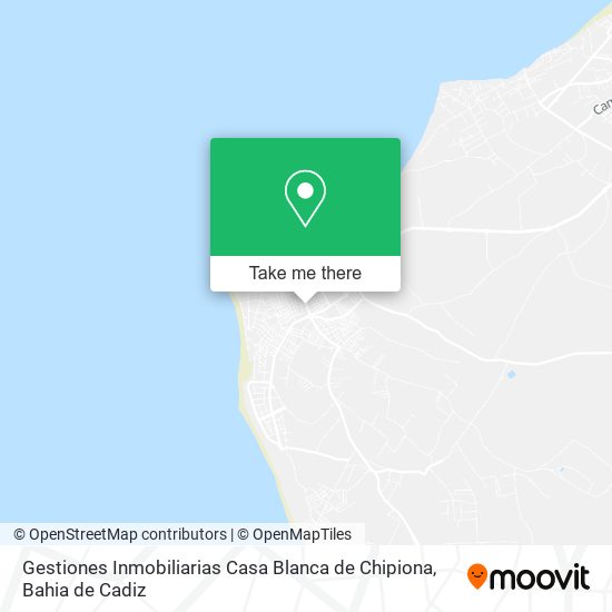 Gestiones Inmobiliarias Casa Blanca de Chipiona map