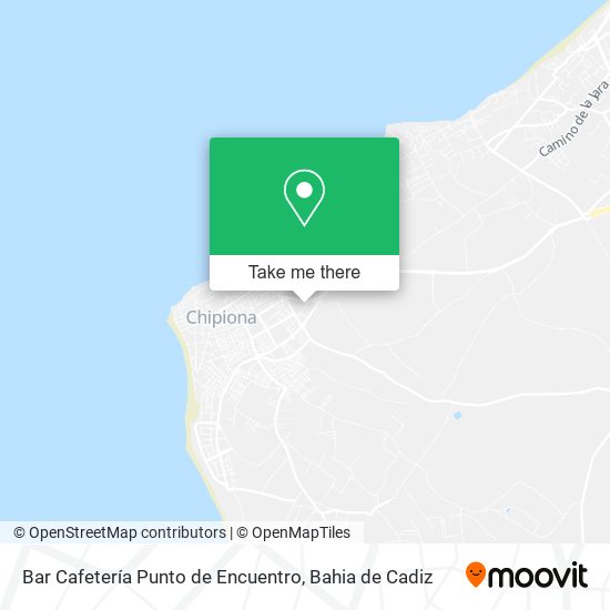 Bar Cafetería Punto de Encuentro map