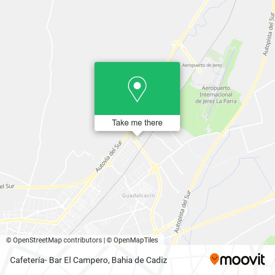 Cafetería- Bar El Campero map