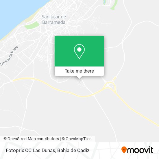 Fotoprix CC Las Dunas map