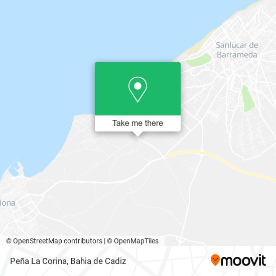 Peña La Corina map