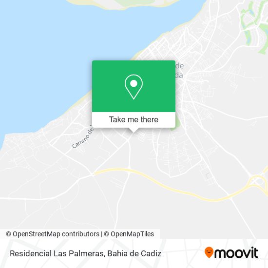 Residencial Las Palmeras map