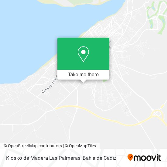 Kiosko de Madera Las Palmeras map