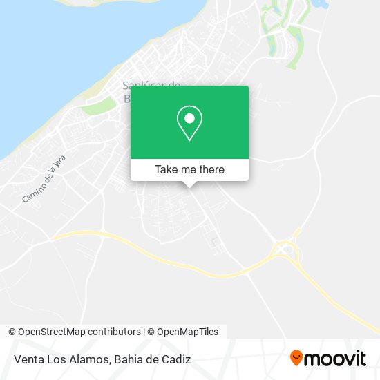 Venta Los Alamos map