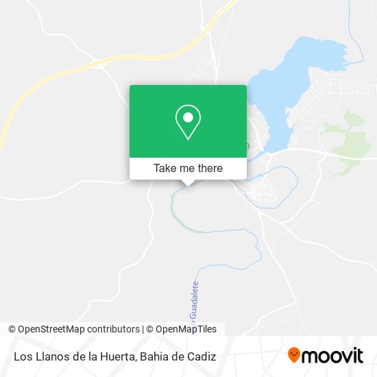 Los Llanos de la Huerta map