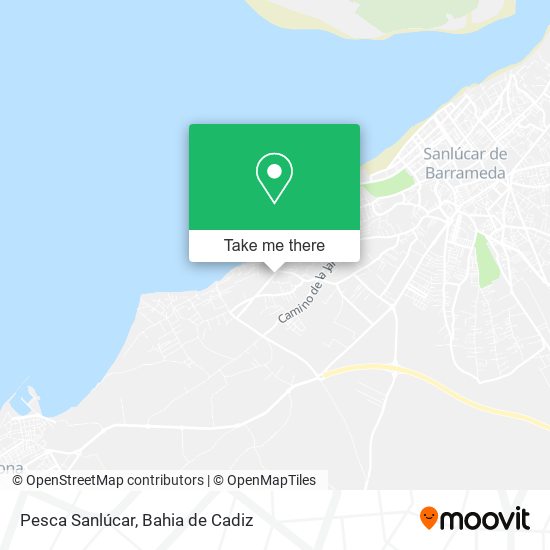Pesca Sanlúcar map