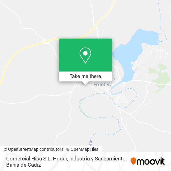 Comercial Hisa S.L. Hogar, industria y Saneamiento map
