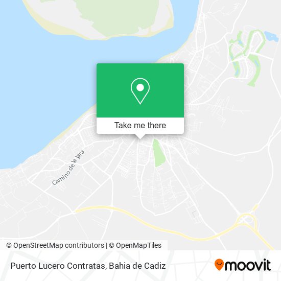 Puerto Lucero Contratas map