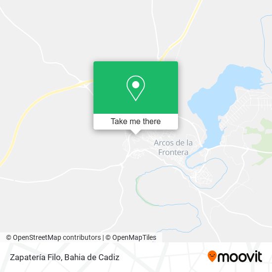 Zapatería Filo map