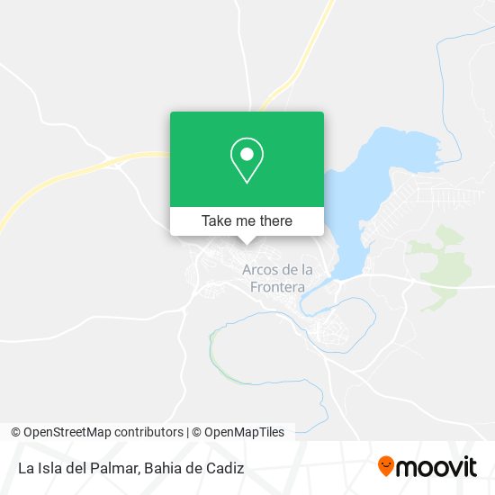 La Isla del Palmar map