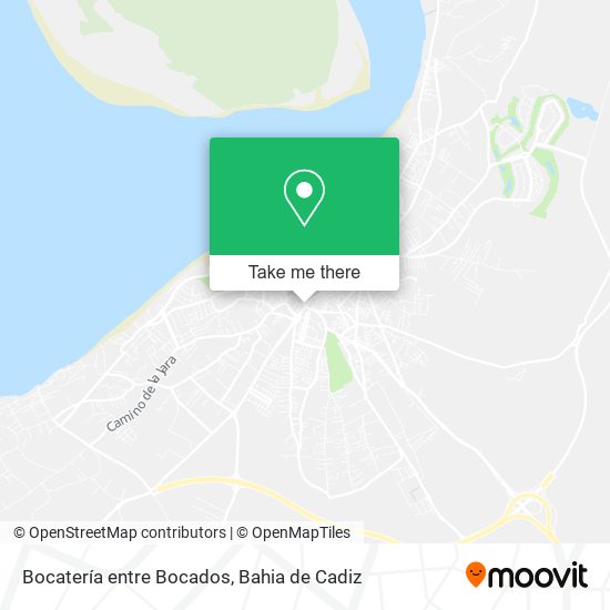 Bocatería entre Bocados map
