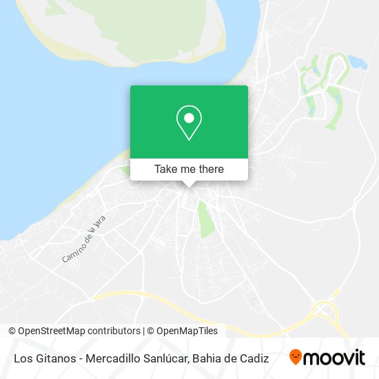 Los Gitanos - Mercadillo Sanlúcar map