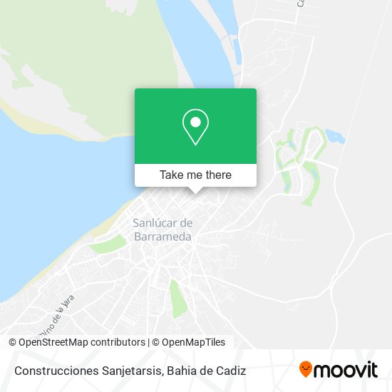 Construcciones Sanjetarsis map