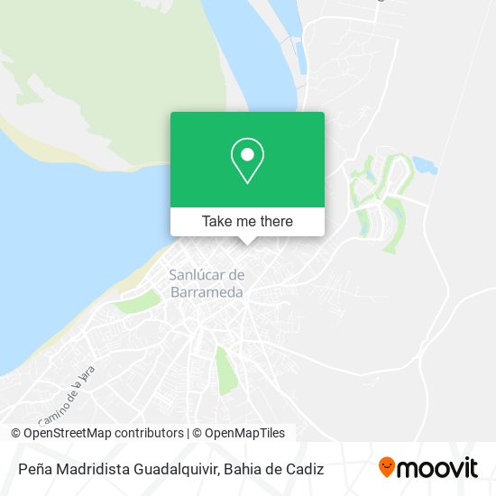 Peña Madridista Guadalquivir map