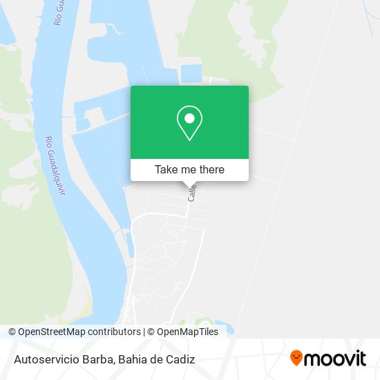 Autoservicio Barba map