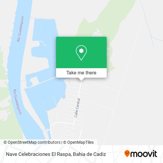 Nave Celebraciones El Raspa map