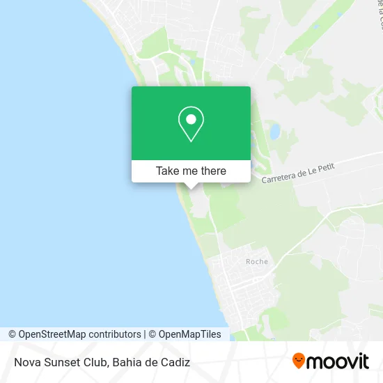 Nova Sunset Club map