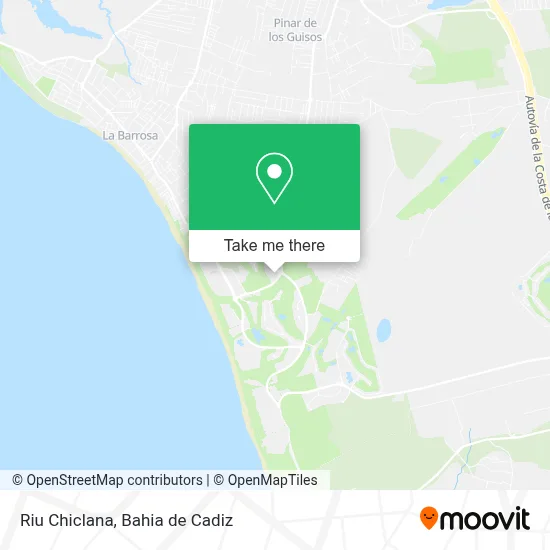 Riu Chiclana map