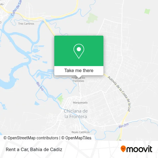 Rent a Car map