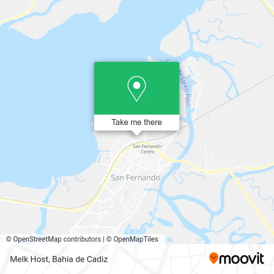 Melk Host map