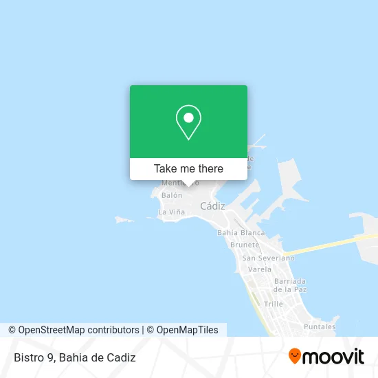 Bistro 9 map