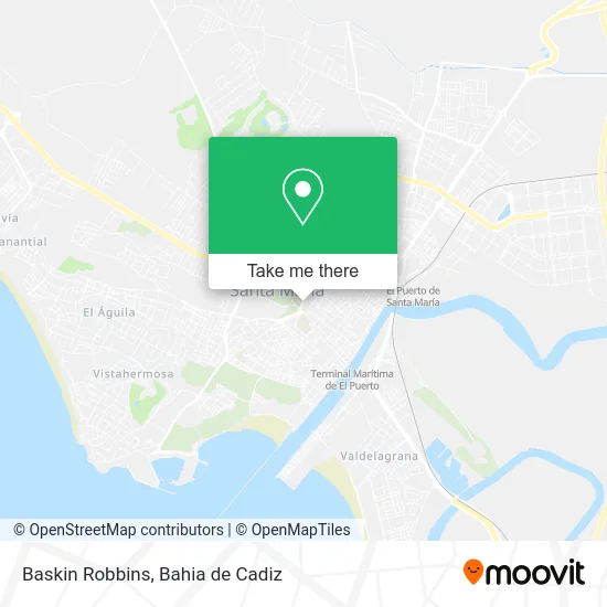 Baskin Robbins map