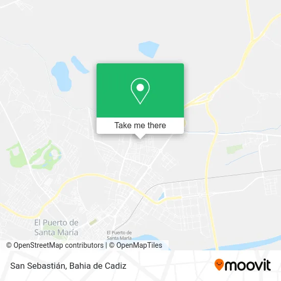 San Sebastián map