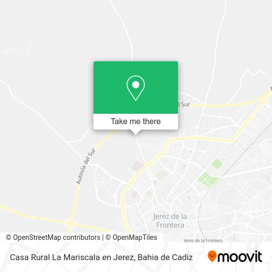 Casa Rural La Mariscala en Jerez map