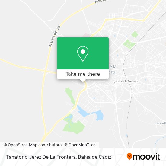 mapa Tanatorio Jerez De La Frontera