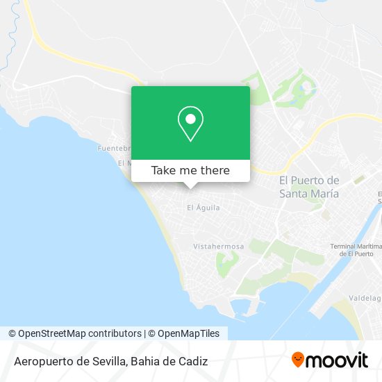 mapa Aeropuerto de Sevilla