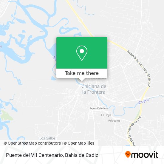 Puente del VII Centenario map