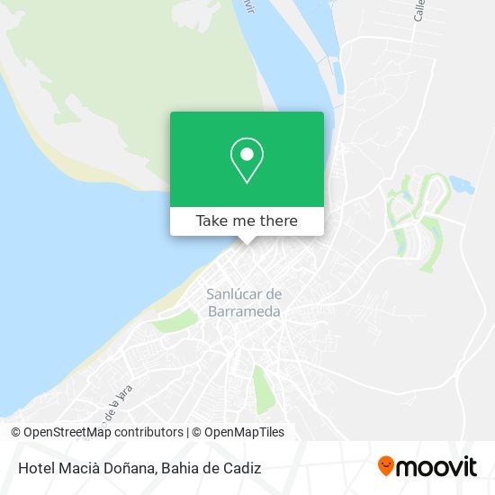 Hotel Macià Doñana map