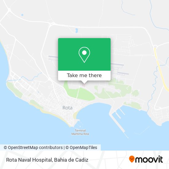 mapa Rota Naval Hospital