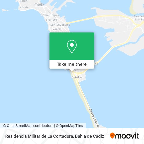 Residencia Militar de La Cortadura map
