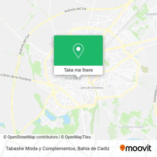 Tabashe Moda y Complementos map