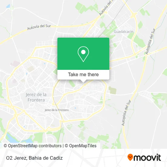 O2 Jerez map