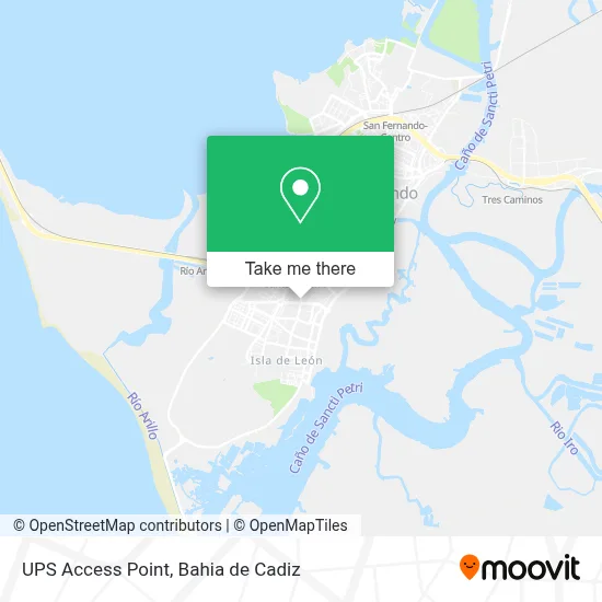 Ups Access Point map
