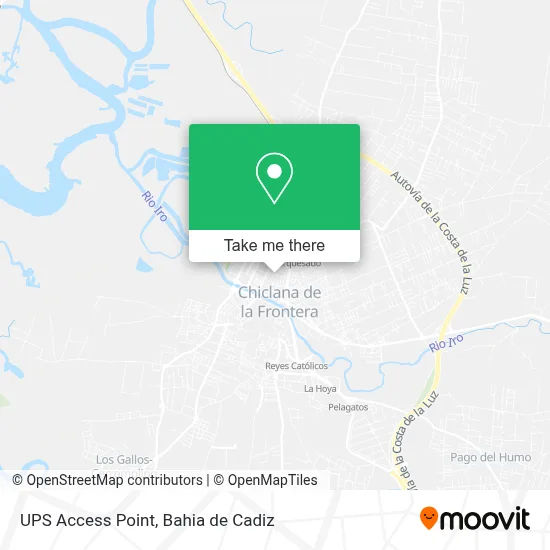 Ups Access Point map