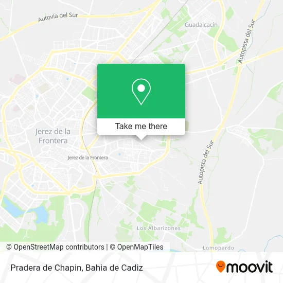Pradera de Chapin map