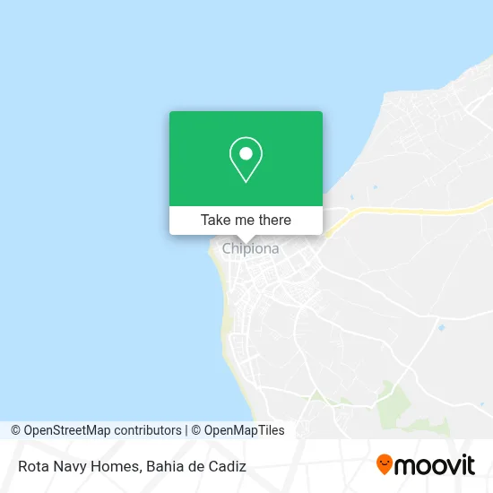 Rota Navy Homes map