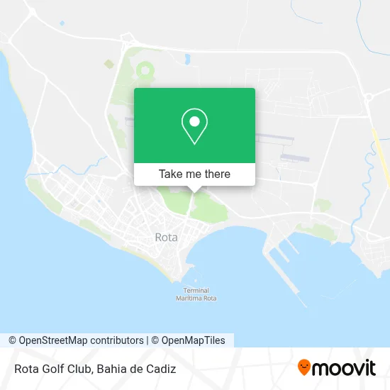 Rota Golf Club map